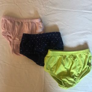 3/$10 Variety pack of baby underwear